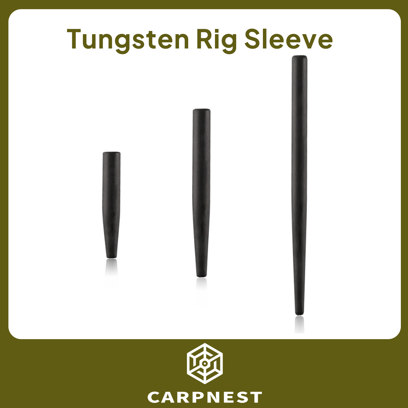 Fishing Swivel Connector - 10pcs Tungsten Fishing Anti Tangle Sleeves