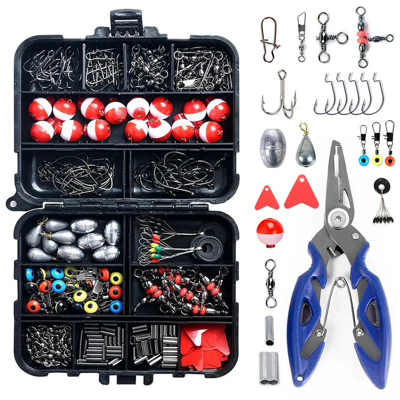 Fishing Equipment Storage - 263pcs Outdoor Fishing Accessories Set With