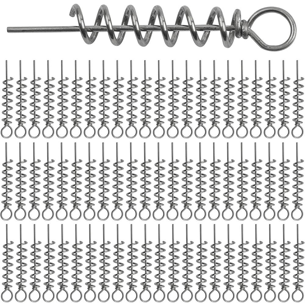 Fishing Equipment Hook - 50Pcs Spring Twist Lock Fishing Crank