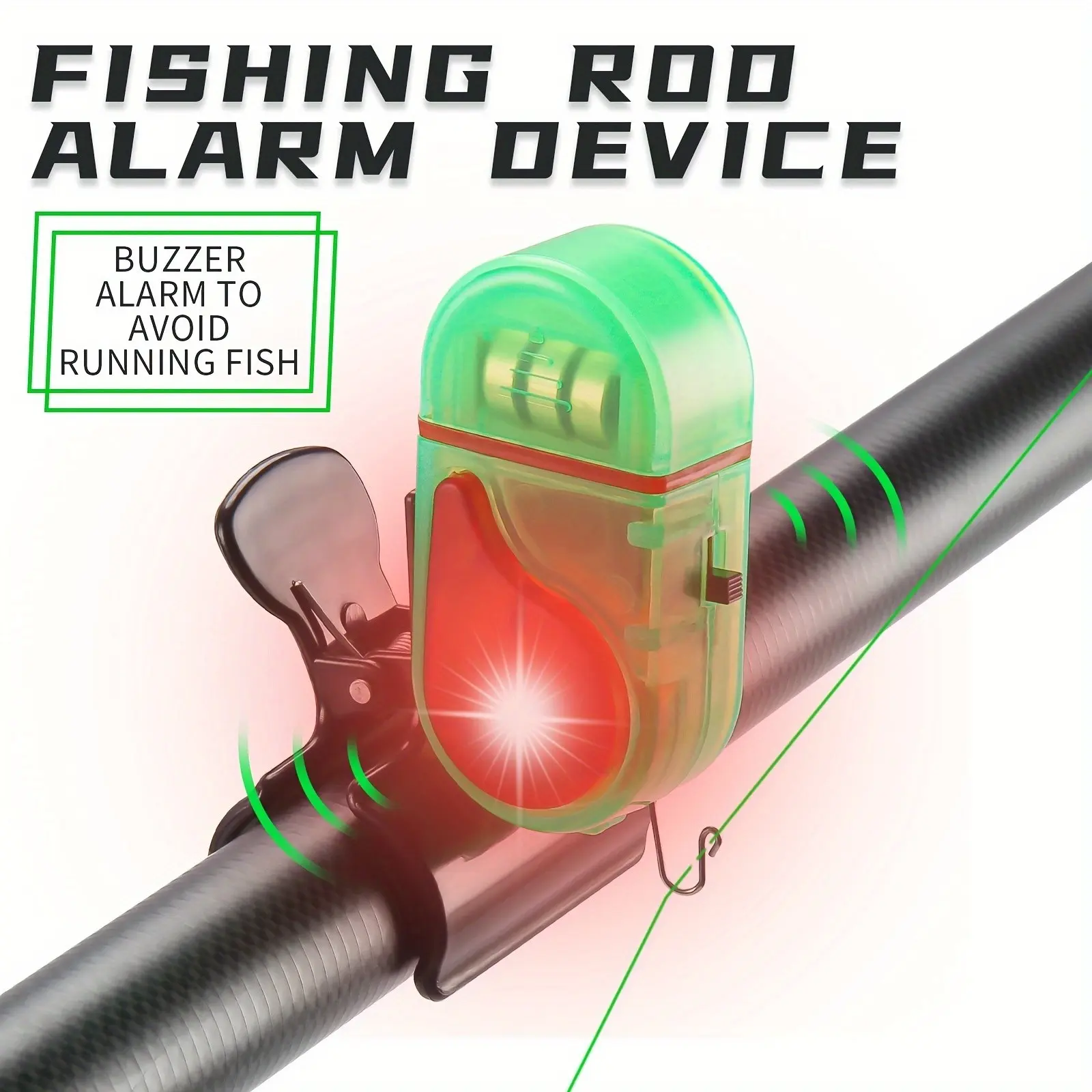 Bite Alarm Fishing - 2PCS LED Fishing Bite Alarm, 2025