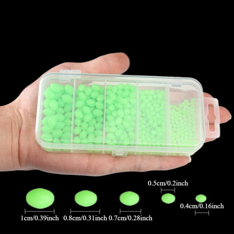 Ackibbik 375pcs/box Luminous F - Fishing Equipment Lures ulasan dan harga