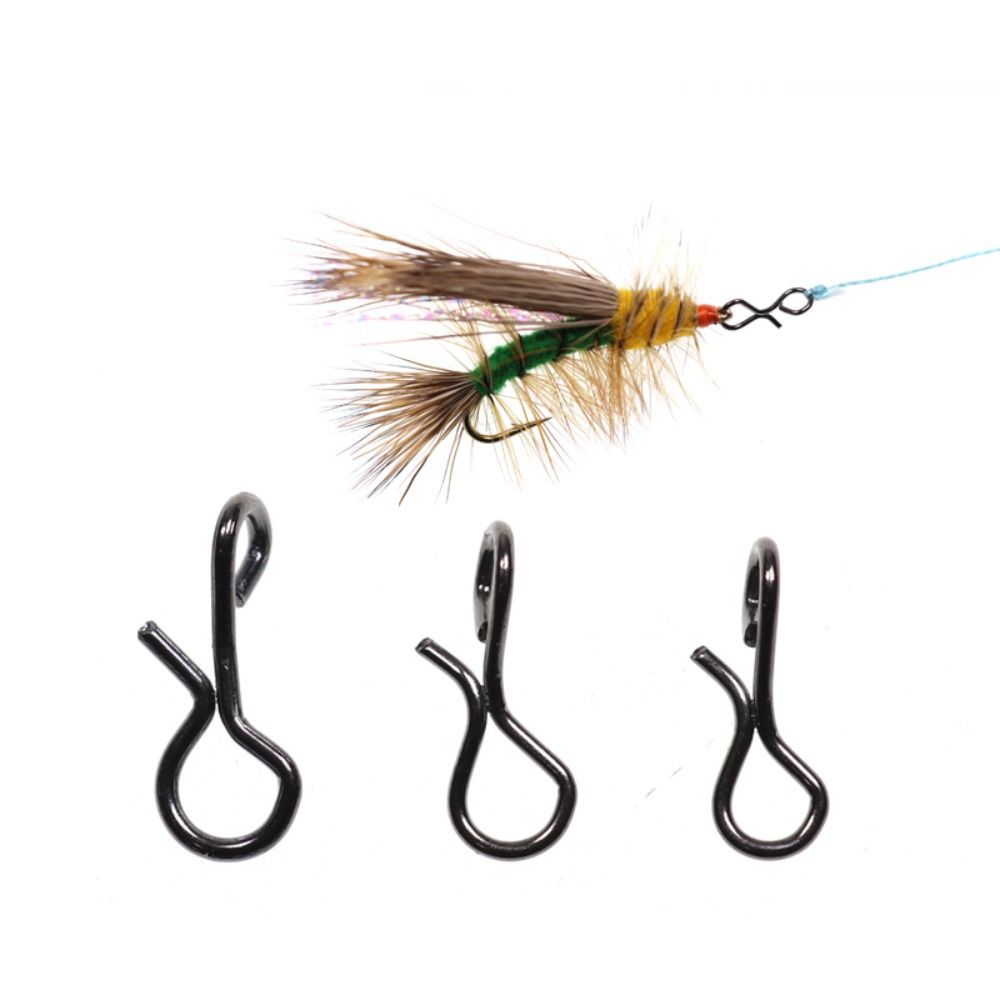 50pcs/bag Fly Fishing Snap Qui - Fishing Equipment Hook ulasan dan harga