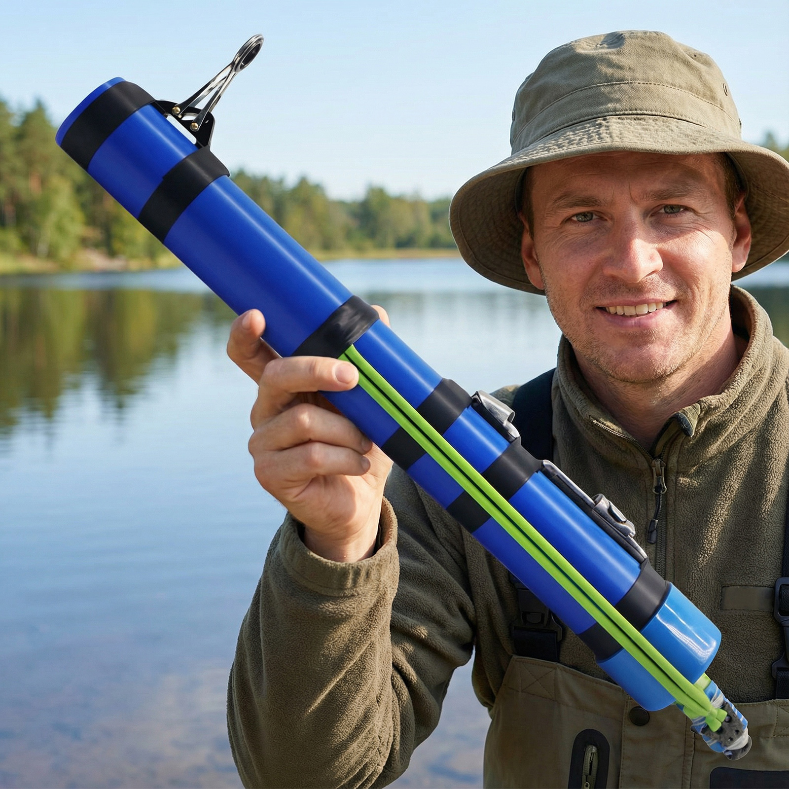 Lure  Fishings Tool with Reel  - Fishing Equipment Holder ulasan dan harga