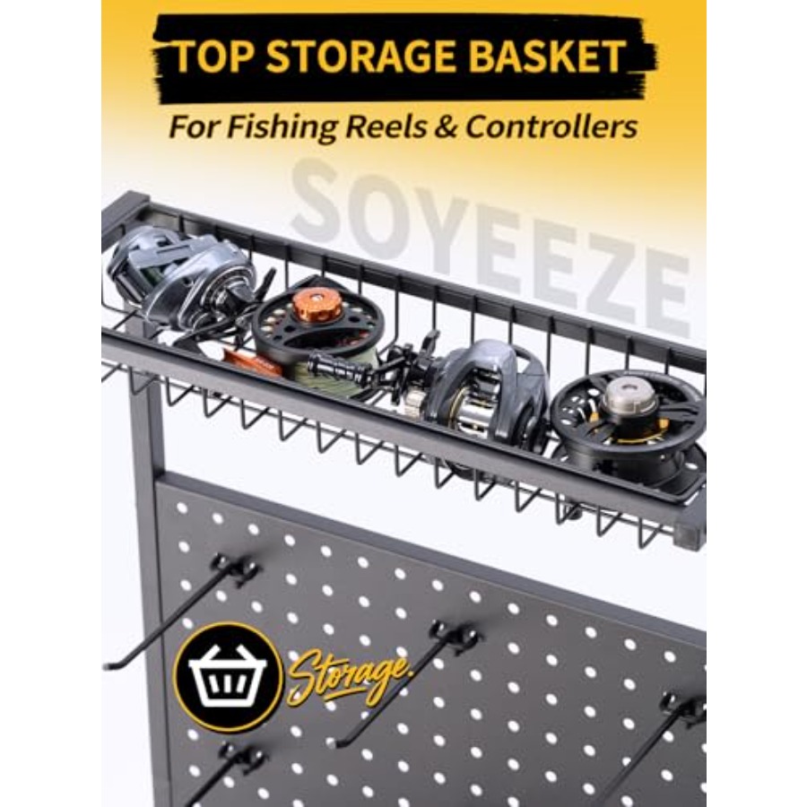 Fishing Rod Holder Rotating Fi - Fishing Equipment Storage ulasan dan harga