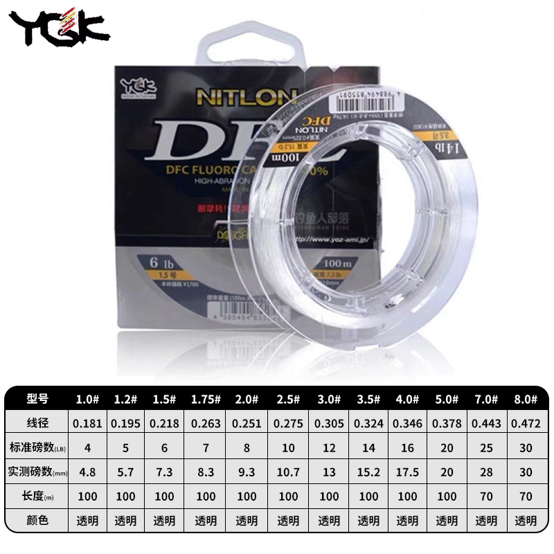 YGK Original DFC Carbon Line L - Fluorocarbon Line ulasan dan harga
