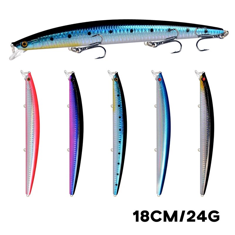 Minnow Fishing Lure Laser Hard - Fishing Equipment Lures ulasan dan harga