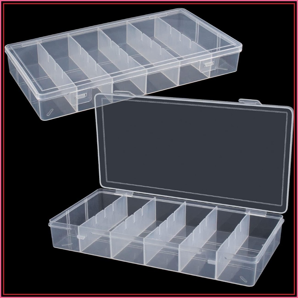 Clear Visible Plastic Storage  - Fishing Equipment Storage ulasan dan harga