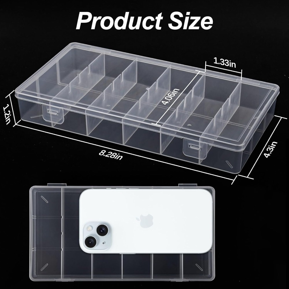 Clear Visible Plastic Storage  - Fishing Equipment Storage ulasan dan harga