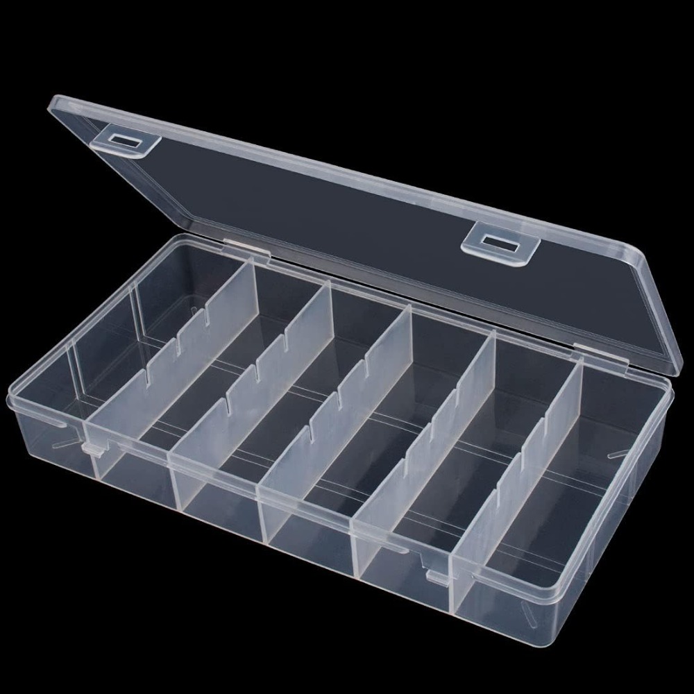 Clear Visible Plastic Storage  - Fishing Equipment Storage ulasan dan harga