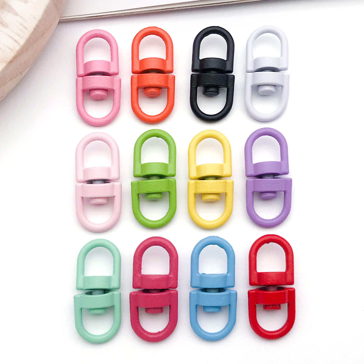 20pcs Metal Rotate Buckle Key  - Fishing Swivel Connector ulasan dan harga