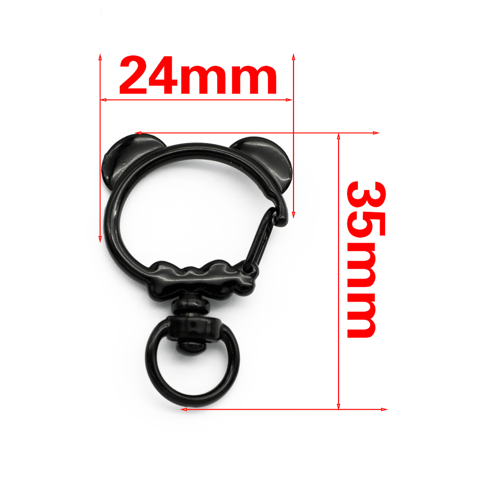 5 Pieces Bear Shaped Keychain  - Fishing Swivel Connector ulasan dan harga
