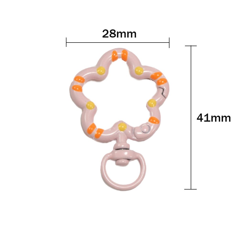 5pcs Flower Metal Lobster Claw - Fishing Swivel Connector ulasan dan harga