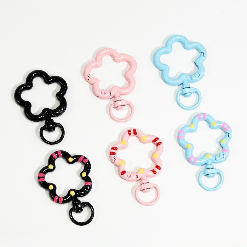 5pcs Flower Metal Lobster Claw - Fishing Swivel Connector ulasan dan harga
