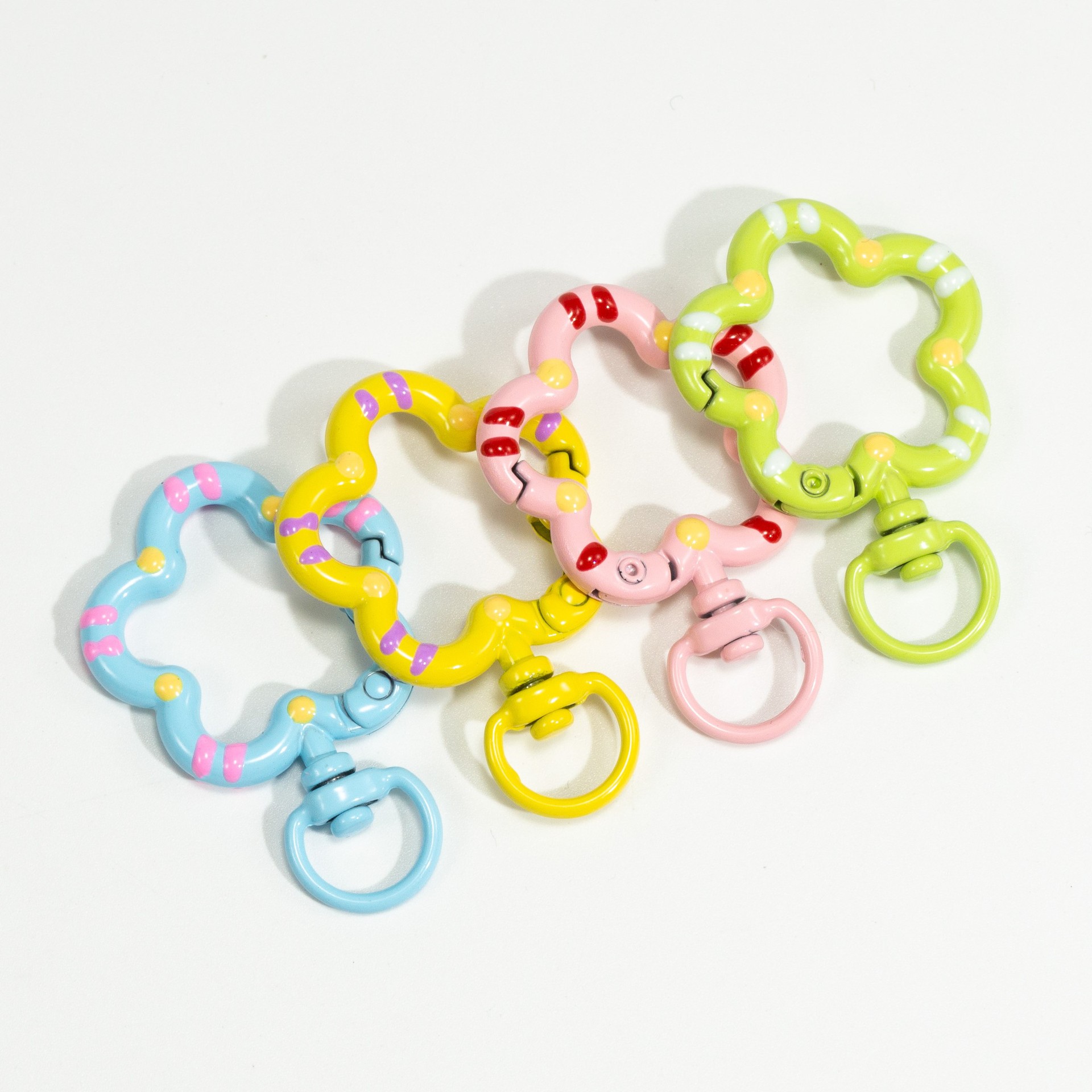 5pcs Flower Metal Lobster Claw - Fishing Swivel Connector ulasan dan harga