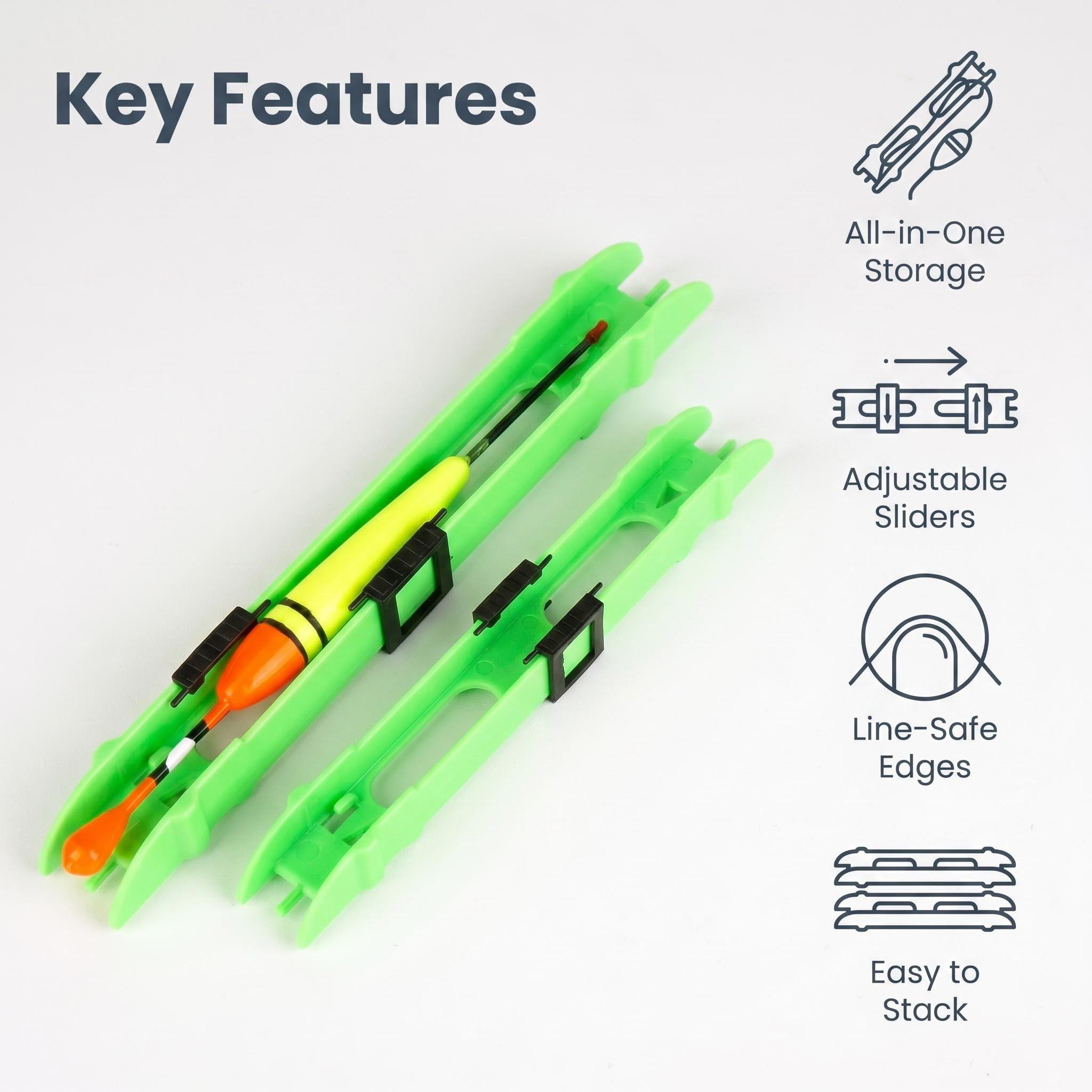 HIRISI 10Pcs Double Slider Fis - Bite Alarm Fishing ulasan dan harga