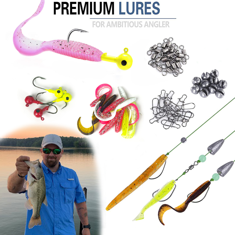 New 120PCS Fishing Lure Set So - Fishing Equipment Lures ulasan dan harga