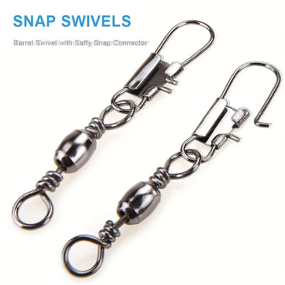 100Pcs/Lot 4#6#8#10#12# Swivel - Fishing Equipment Hook ulasan dan harga