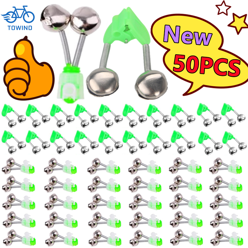 50-5PCS Double Bells Fishing I - Bite Alarm Fishing ulasan dan harga