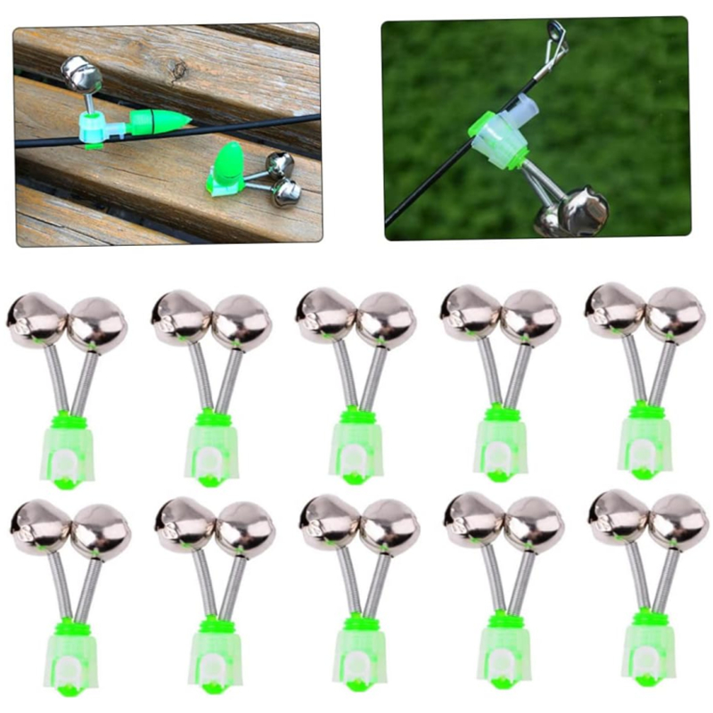 50-5PCS Double Bells Fishing I - Bite Alarm Fishing ulasan dan harga