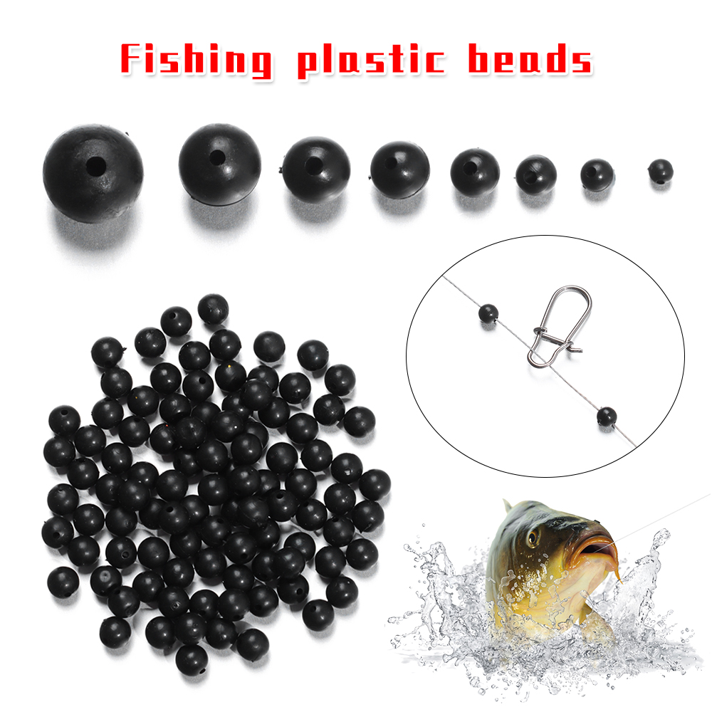 100pcs/lot Fishing Beads Space - Fishing Equipment Lures ulasan dan harga