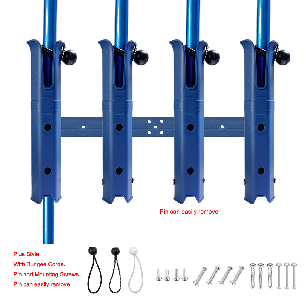 Adjustable Four Pole Plastic F - Fishing Equipment Holder ulasan dan harga