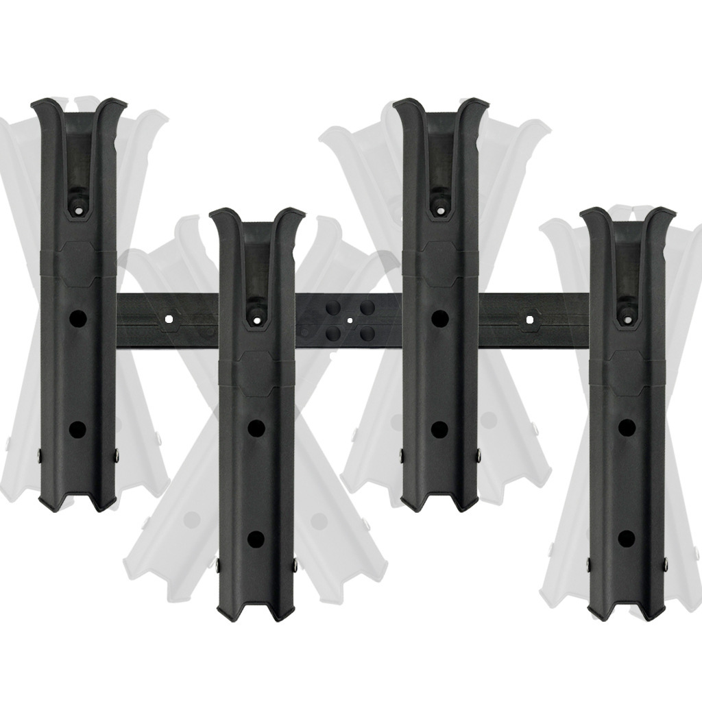 Adjustable Four Pole Plastic F - Fishing Equipment Holder ulasan dan harga