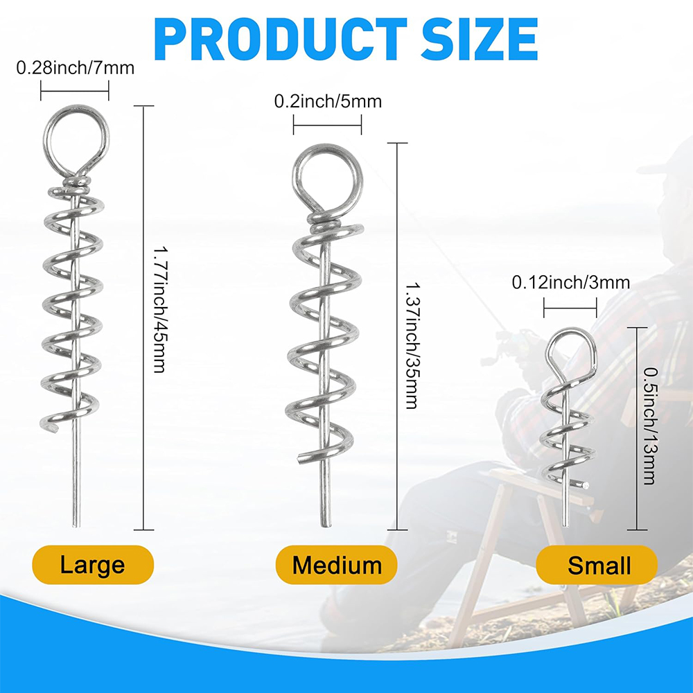 50Pcs Spring Twist Lock Fishin - Fishing Equipment Hook ulasan dan harga