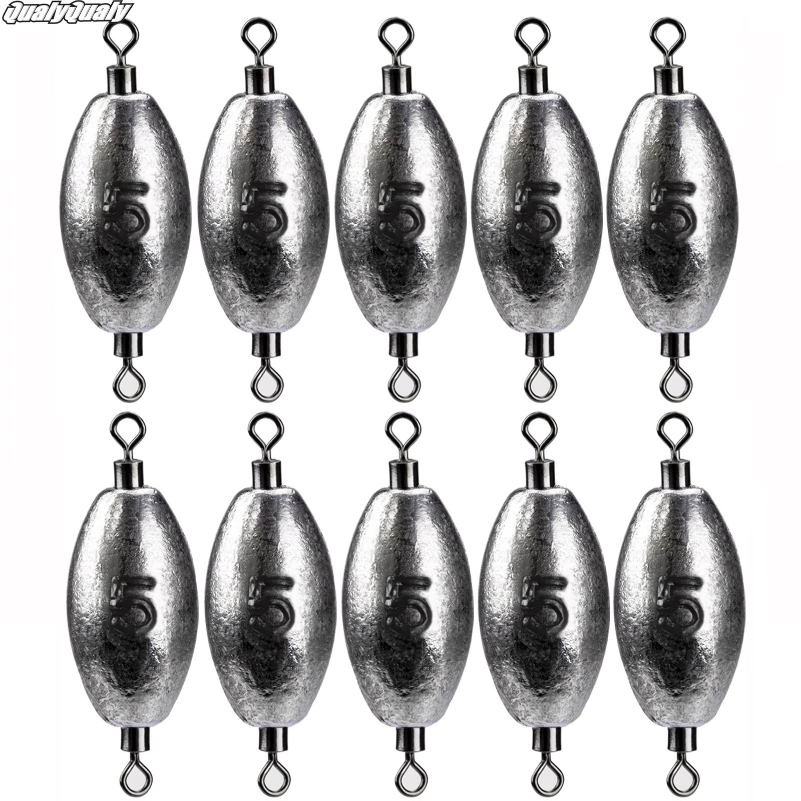20pcs/10pcs Fishing Sinkers 5g - Fishing Swivel Connector ulasan dan harga