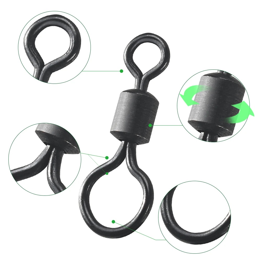 100pcs Carp Fishing Swivel Big - Fishing Swivel Connector ulasan dan harga