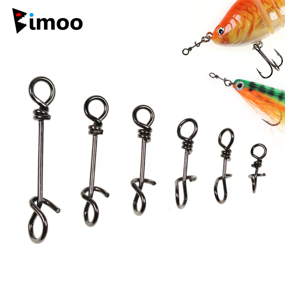 Bimoo 50pcs Stainless Steel Qu - Fishing Swivel Connector ulasan dan harga