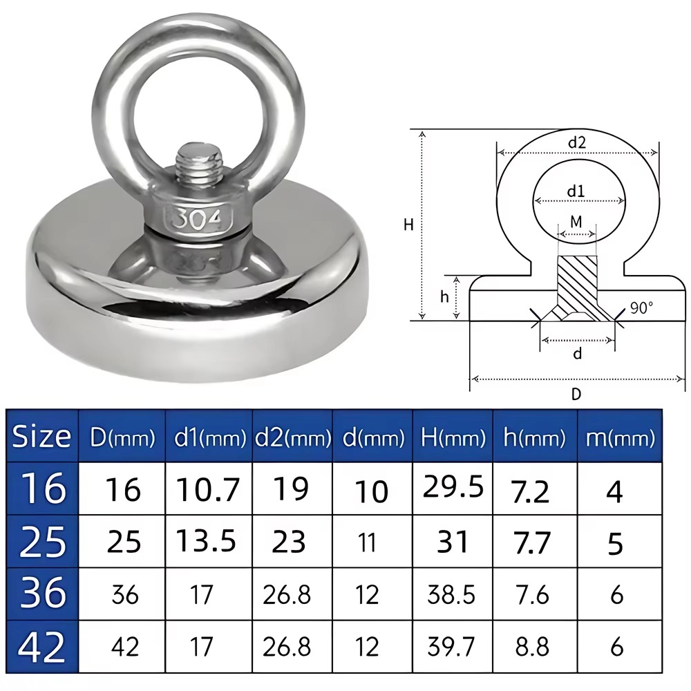 Fishing Salvage Neodymium Magn - Fishing Equipment Hook ulasan dan harga
