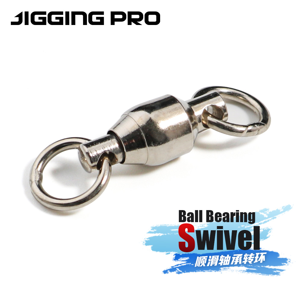 JIGGINGPRO Ball Bearing Swivel - Fishing Equipment Hook ulasan dan harga