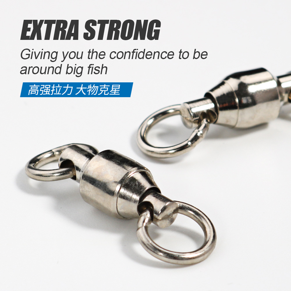 JIGGINGPRO Ball Bearing Swivel - Fishing Equipment Hook ulasan dan harga