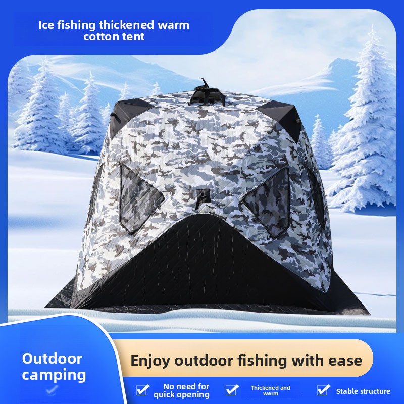 Thickened Cotton Ice Fishing T - Fishing Equipment You Need ulasan dan harga
