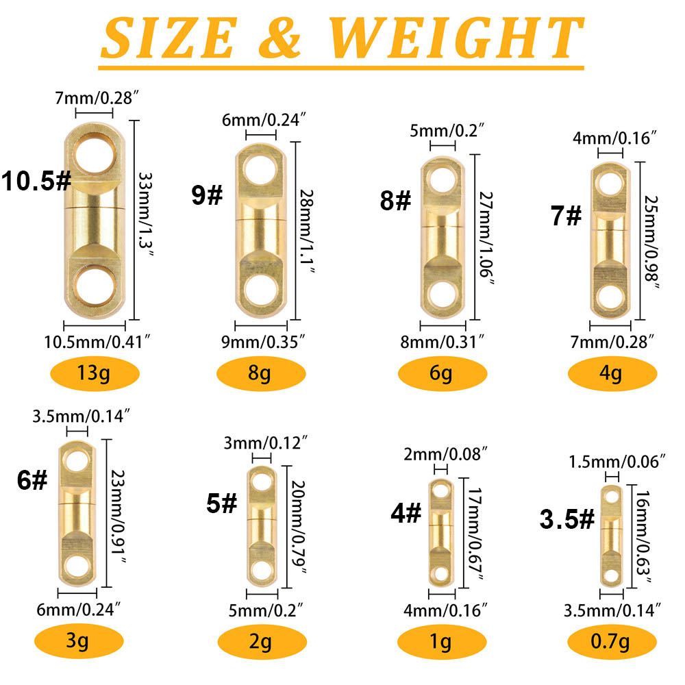 3/5/10/15PCS Copper Fishing He - Fishing Equipment Hook ulasan dan harga