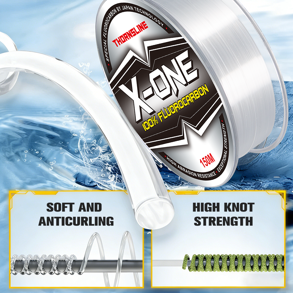 Thornsline 100% Fluorocarbon F - Fluorocarbon Line ulasan dan harga