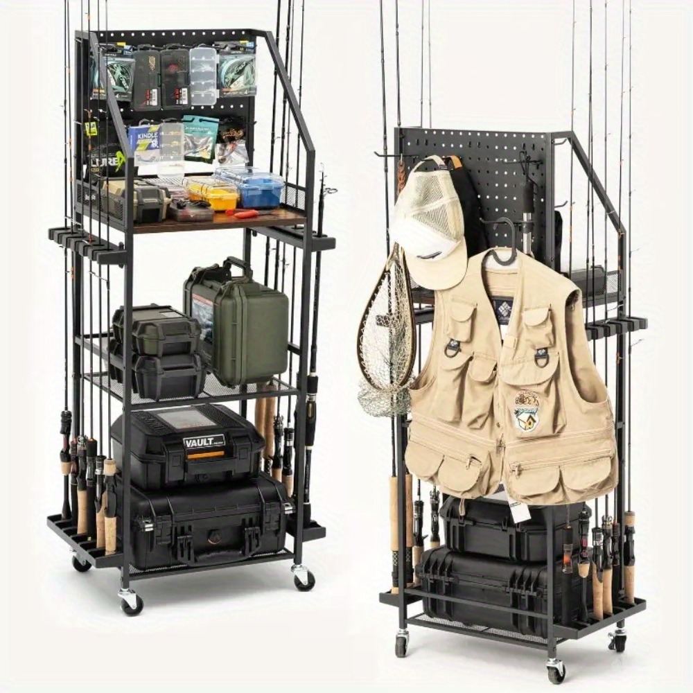 Fishing Rod Holders for Garage - Fishing Equipment Storage ulasan dan harga