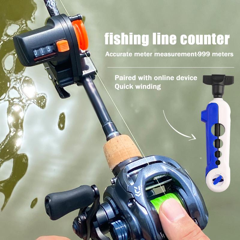 0-999M Fishing Line Counter De - Fishing Equipment Holder ulasan dan harga