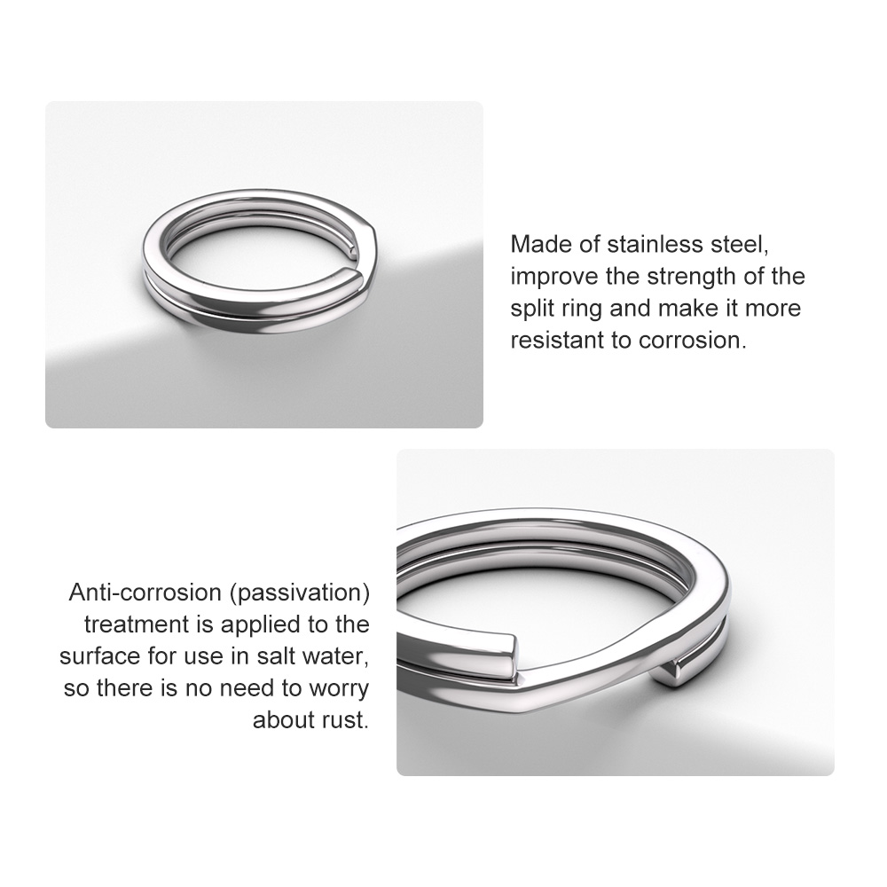 Noeby Stainless Steel Split Ri - Fishing Equipment Hook ulasan dan harga