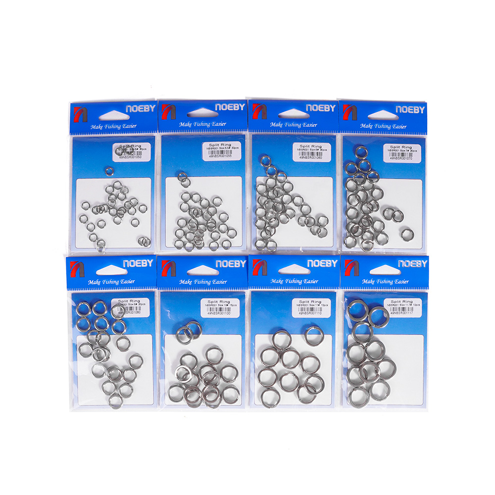 Noeby Stainless Steel Split Ri - Fishing Equipment Hook ulasan dan harga