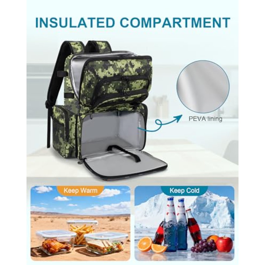 Fishing Backpack with Rod Hold - Fishing Equipment Holder ulasan dan harga