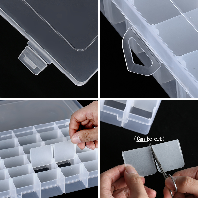 36 Grids Plastic Organizer Box - Fishing Equipment Storage ulasan dan harga