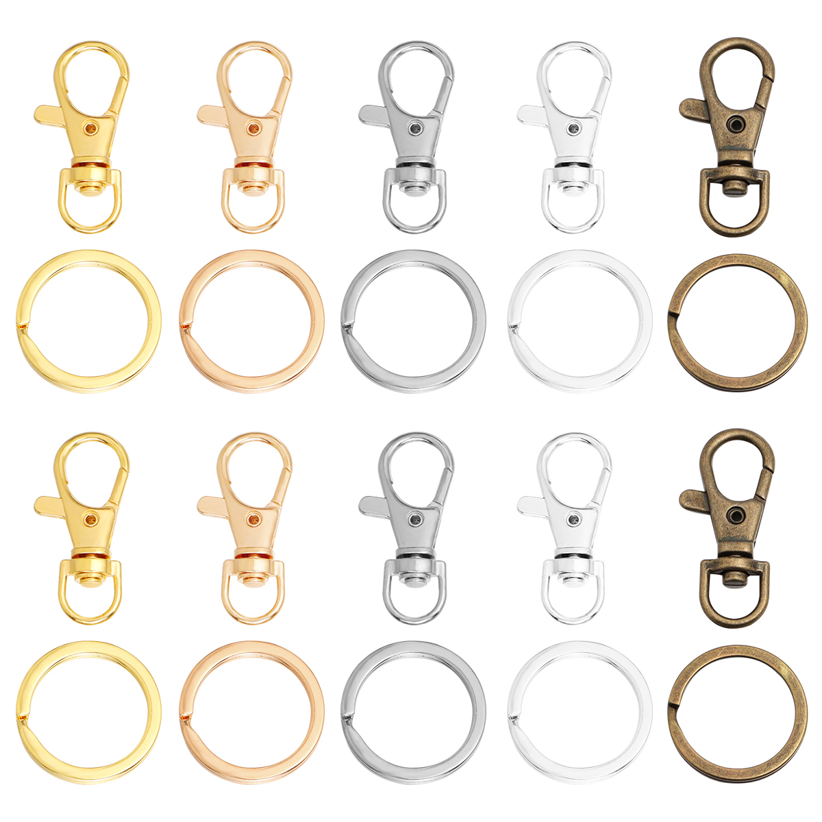 10Sets Alloy Swivel Lobster Cl - Fishing Swivel Connector ulasan dan harga