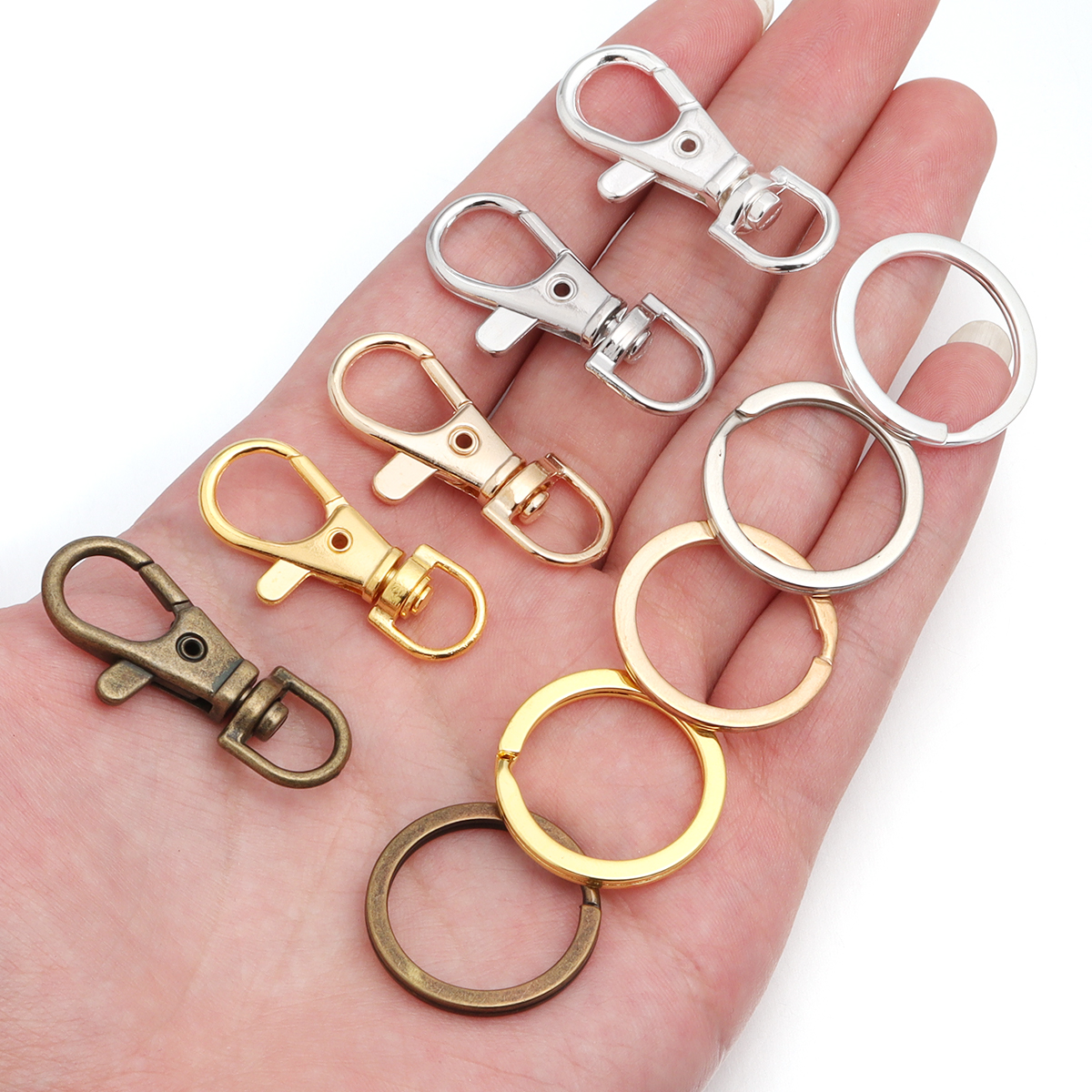 10Sets Alloy Swivel Lobster Cl - Fishing Swivel Connector ulasan dan harga