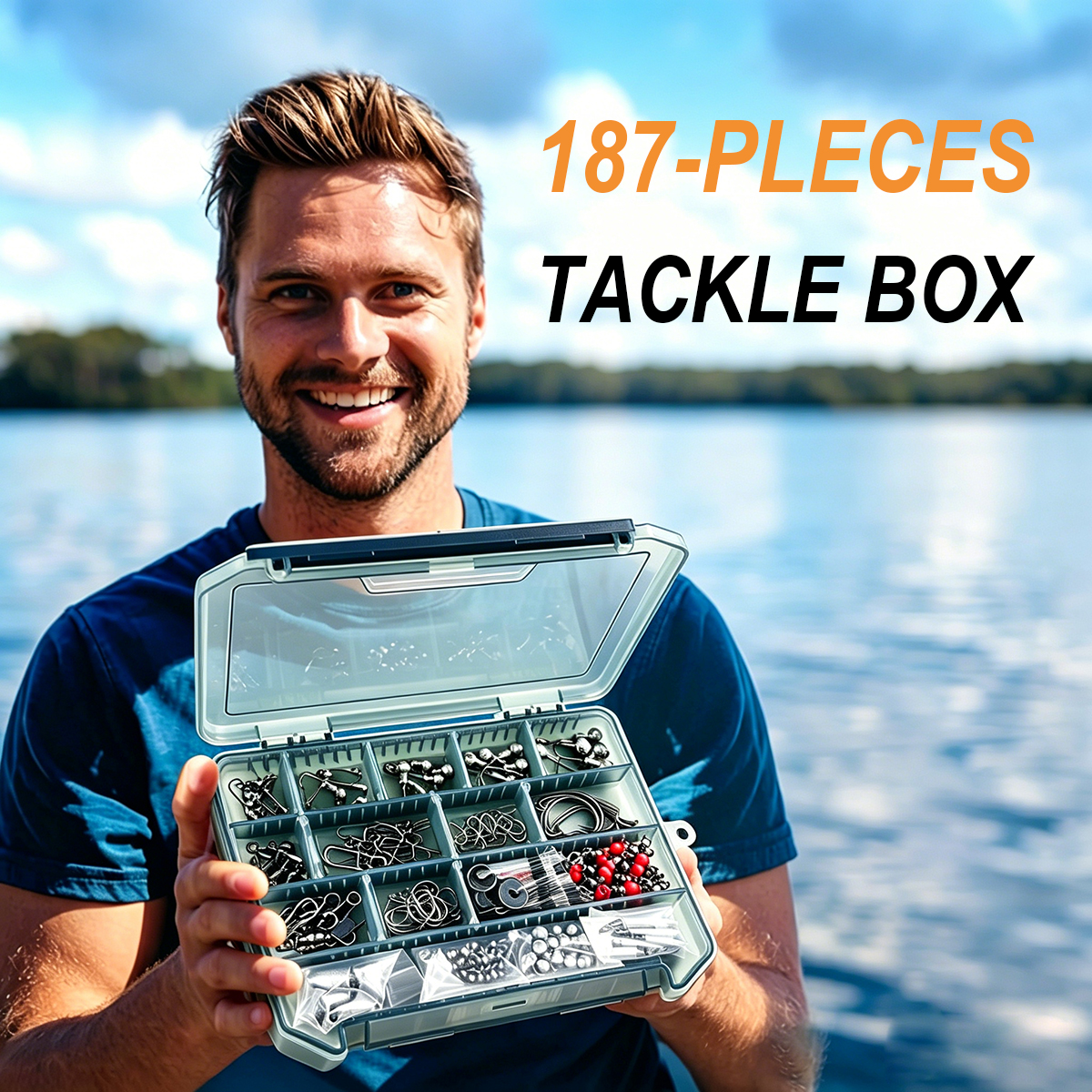 187pcs Fishing Accessories Kit - Fishing Equipment Storage ulasan dan harga